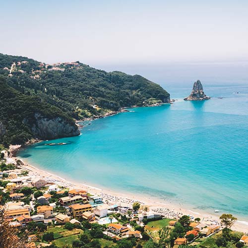 Beach side corfu south