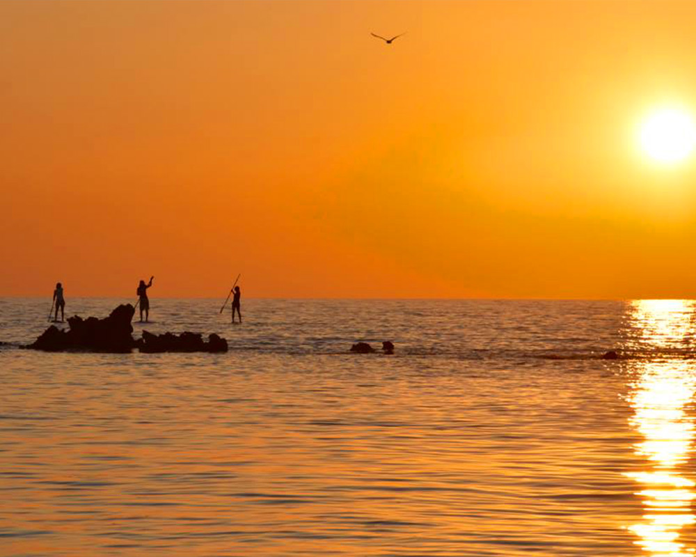 Sunset at the Yoga Center Corfu