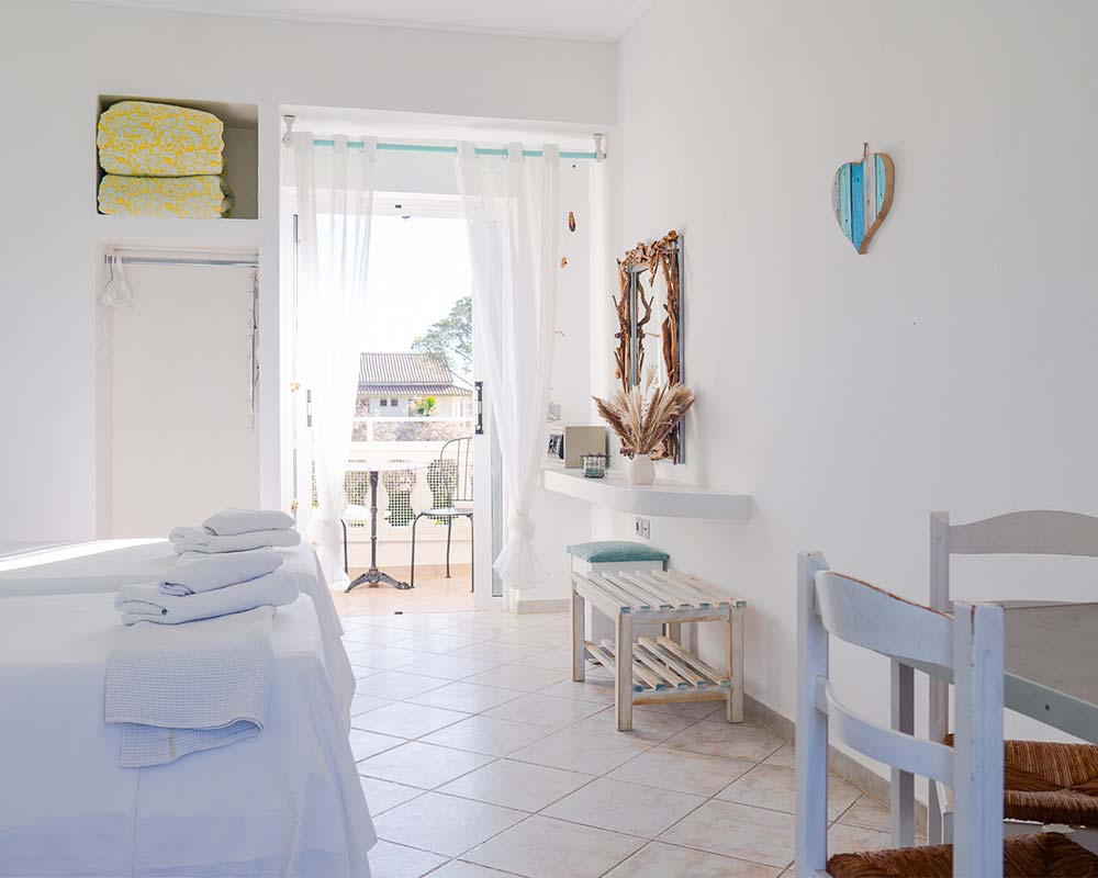 Rooms at INEA YOGA School Corfu